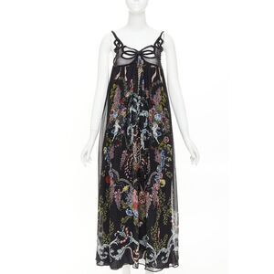 Fendi Silk Empire Gown Dress